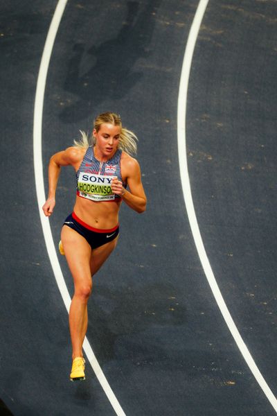 Keely Hodgkinson (Great Britain & N.I.) on 20.03.2026 at the World Athletics Indoor Championships 2026 in Torun