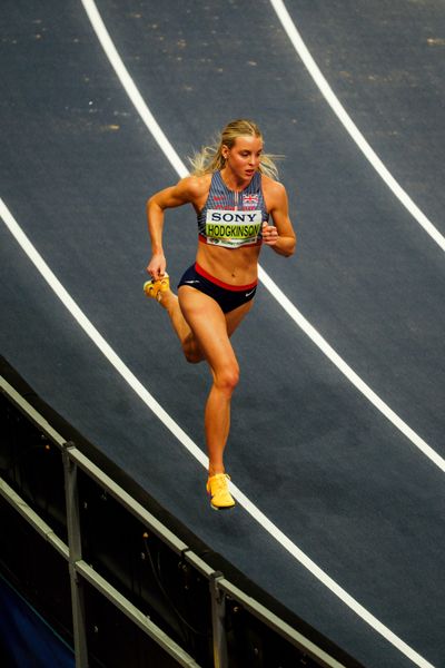 Keely Hodgkinson (Great Britain & N.I.) on 20.03.2026 at the World Athletics Indoor Championships 2026 in Torun