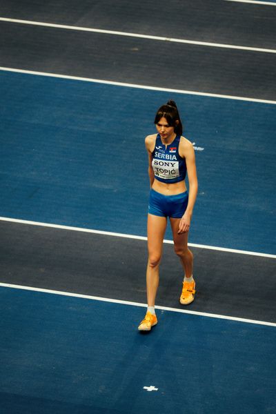 Angelina Topić (Serbia) on 20.03.2026 at the World Athletics Indoor Championships 2026 in Torun