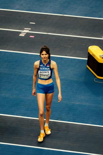 Angelina Topić (Serbia) on 20.03.2026 at the World Athletics Indoor Championships 2026 in Torun