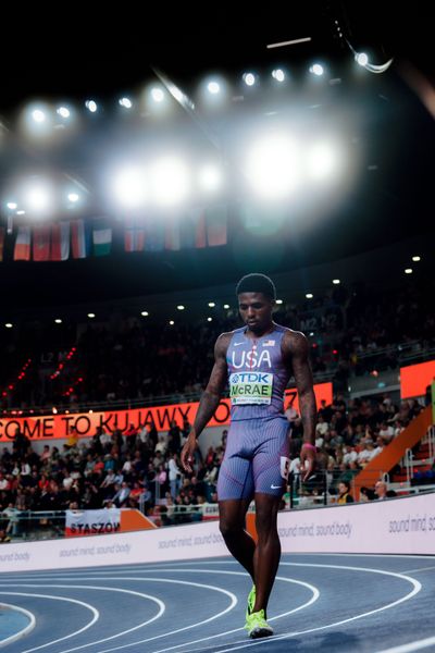 Khaleb McRae (United States) on 21.03.2026 at the World Athletics Indoor Championships 2026 in Torun