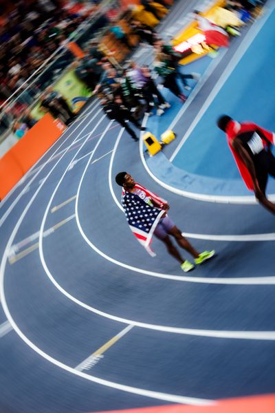 Khaleb McRae (United States) on 21.03.2026 at the World Athletics Indoor Championships 2026 in Torun
